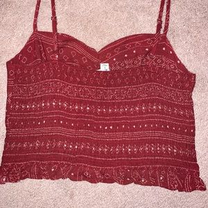 patterned crop top